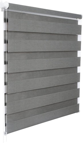 Gotagee Verdunkelungsvorhäng Doppelrollo Klemmfix ohne Bohren Zebra-Jalousien - Bild 9 von 26