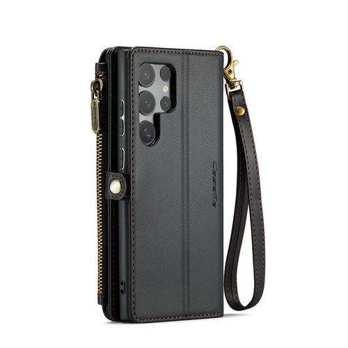 Für Samsung S24 FE Ultra S23 S22 A55 A54 A35 Band Crossbody Wallet Zipper Cover - Bild 12 von 23