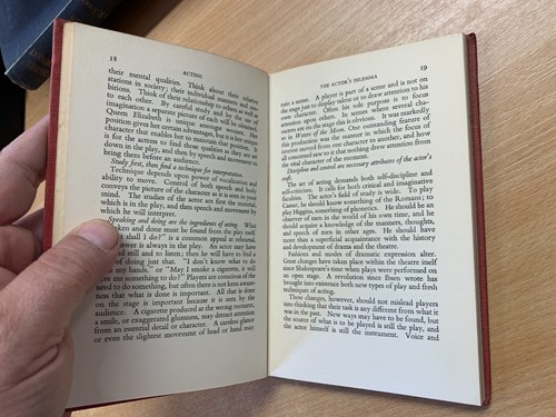 1953 "Actuación" 1ª Edición Práctico Escenario Manuales Klein Libro de Tapa Dura (P2) - Imagen 11 de 17
