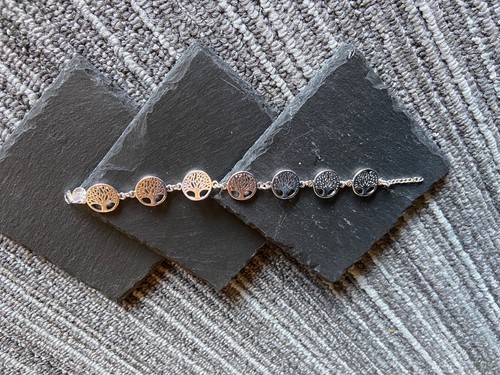 Armband Bracelet Baum des Lebens 925 Silber Lebensbaum Geschenkidee NEU (07A) - Bild 2 von 4