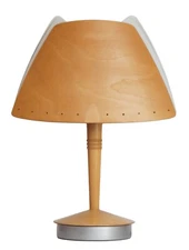 Danish Design Lamp Wood Table Light "CANTALOUPE" Beech Desk Light