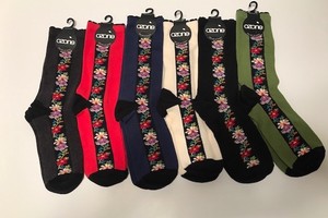 Women-039-s-Nordic-Stripe-Socks-6-Colors-Free-Shipping