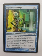 MTG Magic The Gathering Card Vigean Graftmage Creature Vedalken Wizard Mutant