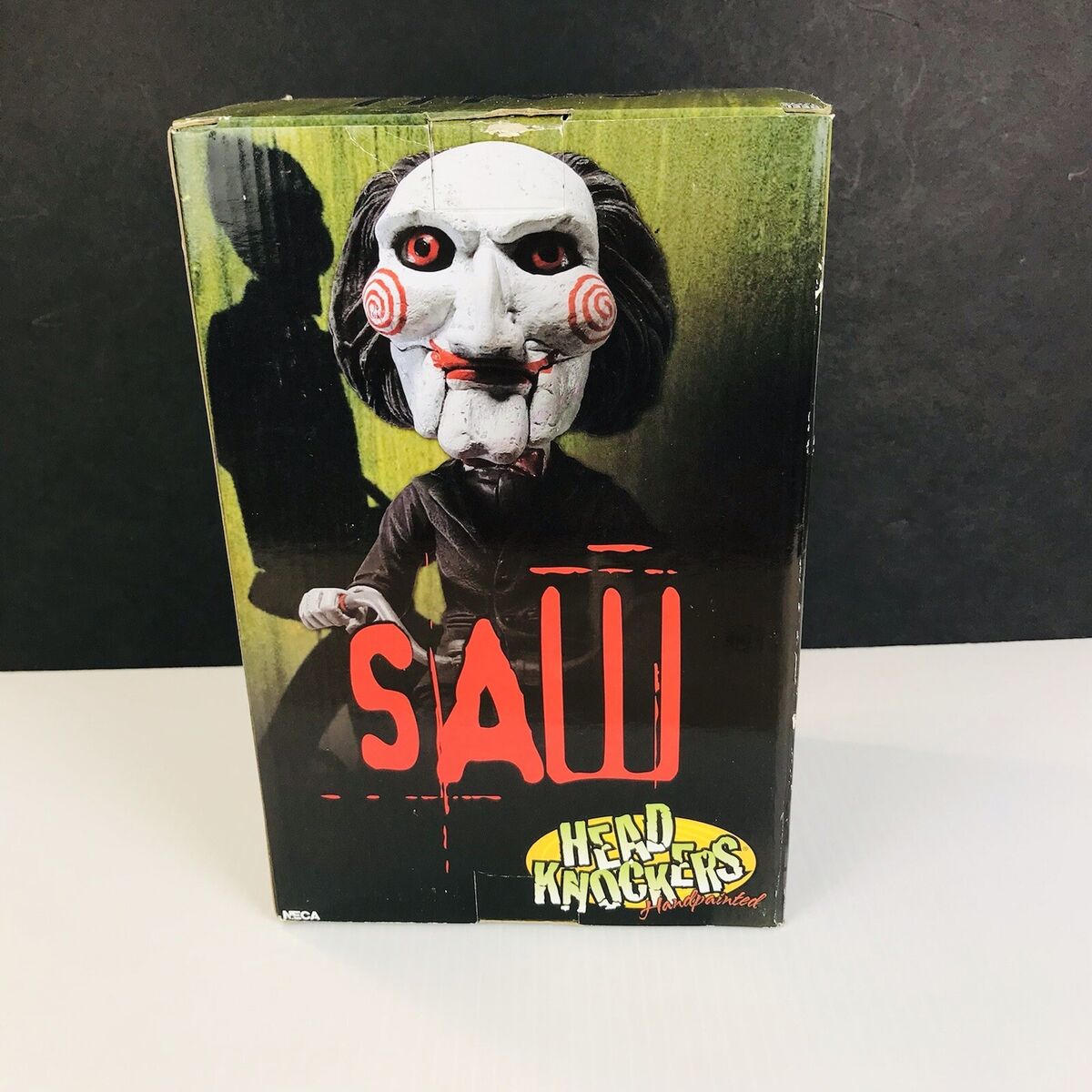 NECA SAW Head Knocker, Billy The Puppet | eBay NECA SAW Head Knocker, Billy The Puppet | eBay