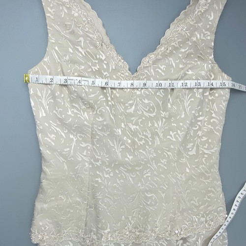 Cameron Blake by Mon Cheri festliches Kleid Seide Lagenlook Glitzer Perlenoptik - Bild 12 von 17