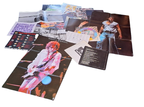 Job Lot X24 LP Inner Sleeve & Posters Rock Pop Prog NO VINYL Dylan Springsteen