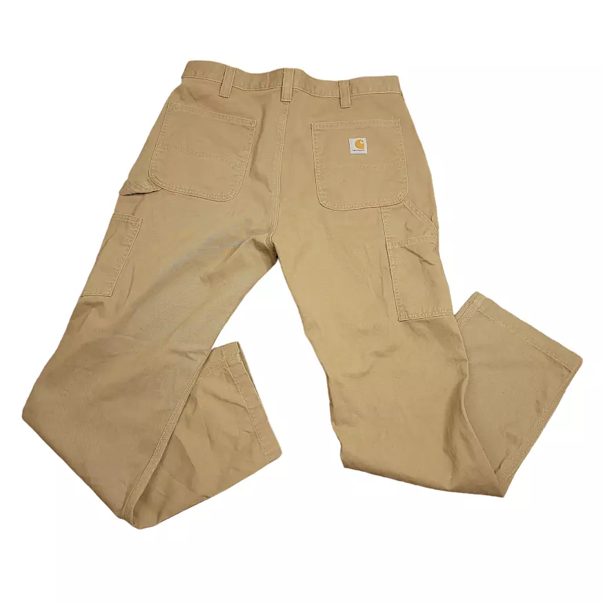 Carhartt Washed Twill Relaxed Fit Carpenter Pants B324 DKH Size