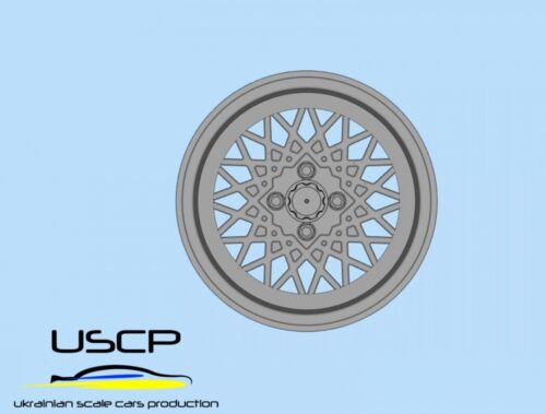 USCP 24P121 1/24 Resin Felgen 14 Zoll für BBS Mahle - Bild 2 von 4