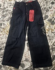 Vintage Y2K JNCO Jeans Tiger Blue Baggy Size 16 NEW NWT