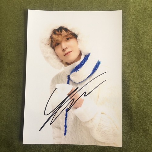 ATEEZ ateez Autographed Group Photo 5*7 K-POP Collection Gifts 2023 A - Picture 17 of 32
