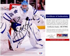 Jean-Sebastien Giguere Signed Toronto Maple Leafs 8x10 inch Photo - PSA/DNA COA