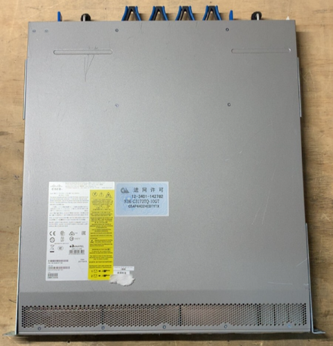 Cisco Nexus N3K-C3172TQ-10GT 48x 10GbE 6x 40GB QSFP+ Port Dual PSU w/ Ears NO OS - Picture 6 of 10