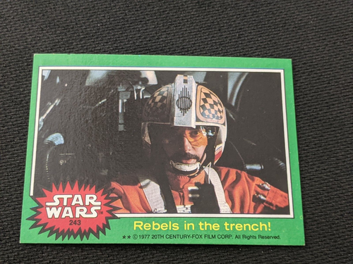 1977 Star Wars Series 4 Rebels In The Trench! Card #243 - Picture 2 of 5