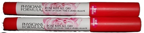 Physicians Formula Rose Kiss All Day Velvet Lip Color-Hot Lips x 2 NEW - Picture 1 of 3
