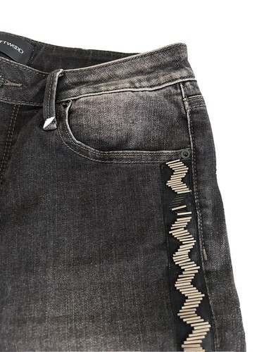 Driftwood Jackie Damen Skinny Jeans schwarz mit Taschenverzierung Größe 27 - Bild 10 von 11