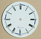 6.1/16 inch 154mm WHITE ROMAN NAUTICAL ALUMINIUM SHIPS DIAL WITH RADIO SECTIONS
