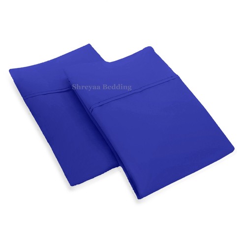 Impresionante juego de funda de almohada de 2 piezas algodón egipcio 1000TC colores lisos (20 pulgadas x 40 pulgadas) - Imagen 120 de 126