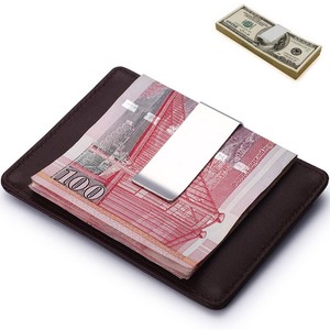 Banknote Holder Gold Color Wallet Cash Clamp Credit Card ID Clips Money Clip