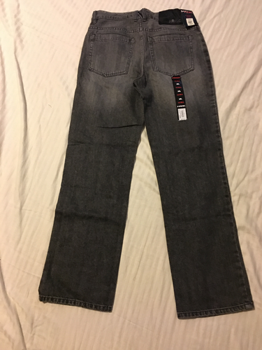 Hawk: Boys Straight/Straight Leg, Adj. Waist Jeans, Cat Whisker Affect: Gry, 18R - Picture 3 of 6
