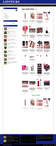 LIPSTICKS WEBSITE - FULLY STOCKED HOME BUSINESS - WITH 1 YEARS HOSTING + DOMAIN - Picture 2 of 2
