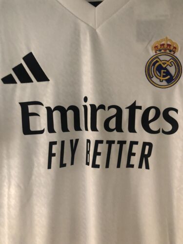 Real Madrid L/S Home Soccer Jersey Shirt Adidas NWT 24/25 IT3442 Mbappe #9 XL - Picture 4 of 7