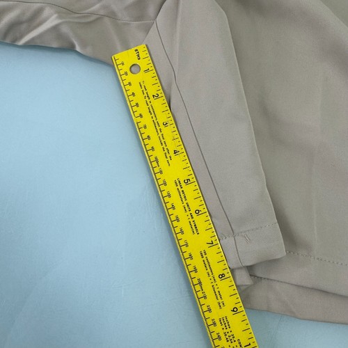 Lone Cypress Pebble Beach Golf Shorts Men 34X8" Pleated Chino Beige Preppy - Picture 8 of 9