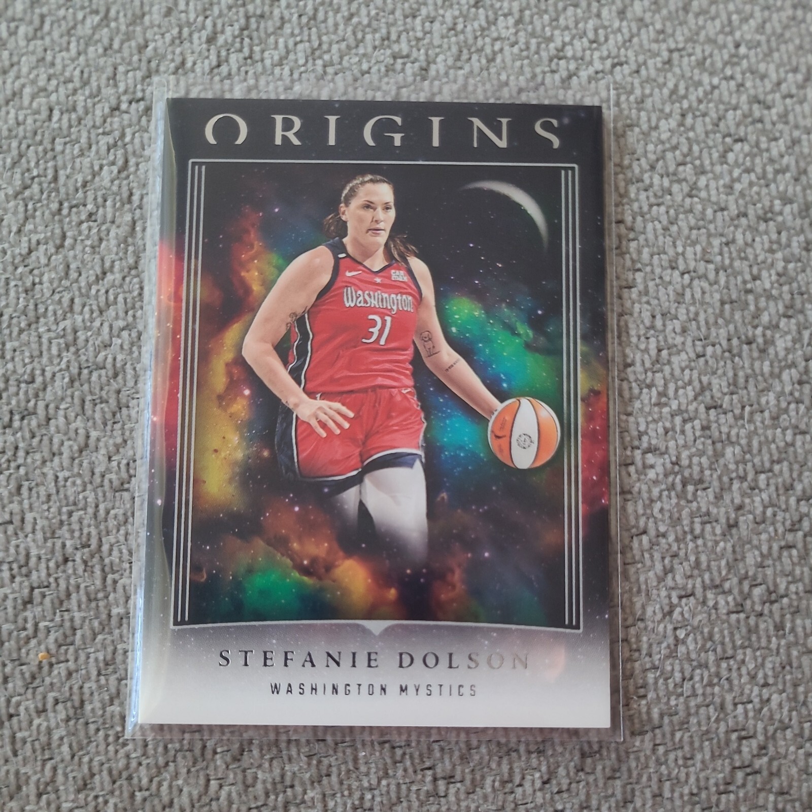 STEFANIE DOLSON 2024 PANINI ORIGINS WNBA WHITE PARALLEL #ED MYSTICS