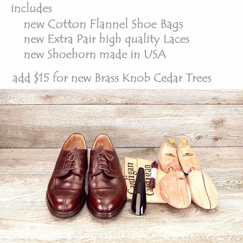 $450 Neiman Marcus TO BOOT NEW YORK 11 M Italian Blucher * add $15 new Trees - Picture 5 of 15