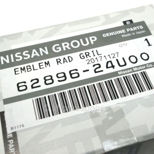 JDM Nissan 95-98 Skyline GT-R R33 Front Grill GTR Emblem Badge 62896-24U00 - Foto 2 di 2