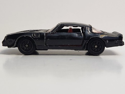 Loose Firebird TRANS AM BLACK red interior Doors Open Diecast Car Hong Kong - Picture 2 of 9
