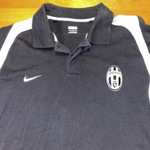Men’s Nike Juventus Soccer Futbal Black S/S Polo Shirt Size XXL 210674-010