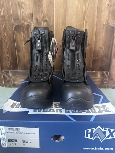 NWT HAIX AIRPOWER XR2 WATERPROOF COMPOSITE TOE EMS BOOTS 605118 - Men Size 9.5 M - Picture 12 of 22
