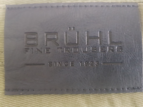 BRÜHL Herren Hose Stretch Baumwolle khaki Gr. 27 NEU UVP 79,95€ - Bild 7 von 11