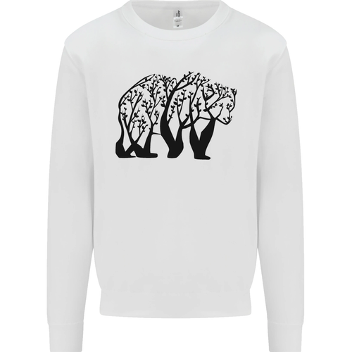 Bear Tree Animal Ecology Kids Sweatshirt Jumper - Picture 15 of 87