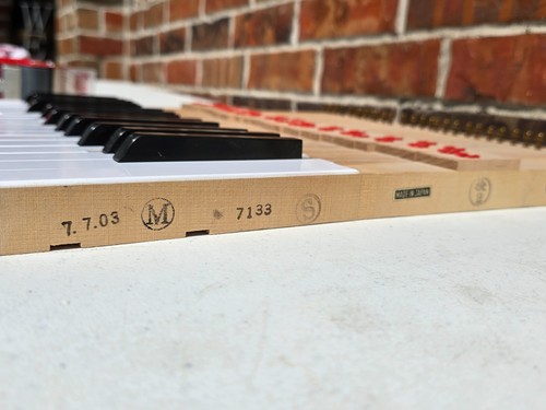Full Set of 88 Vintage Piano Keys / Replacement Keys 16" Made in Japan Yamaha? - Picture 16 of 21