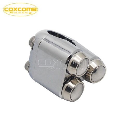 1" 25MM Handlebar Turn Signal Headlight Horn Switch Control Button For Honda - Picture 3 of 12