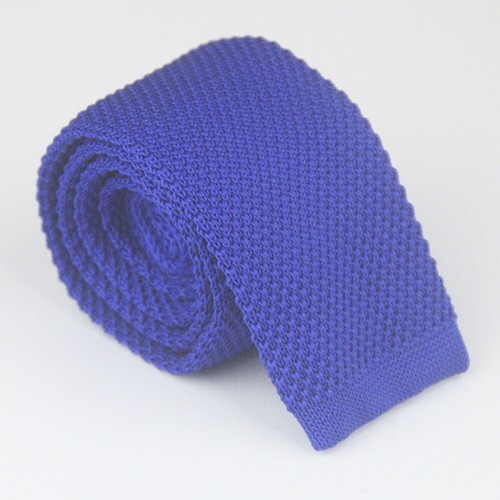 Fashion Men's Candy Color Skinny Tie Knit Knitted Tie Necktie Narrow Slim Woven - Picture 4 of 23