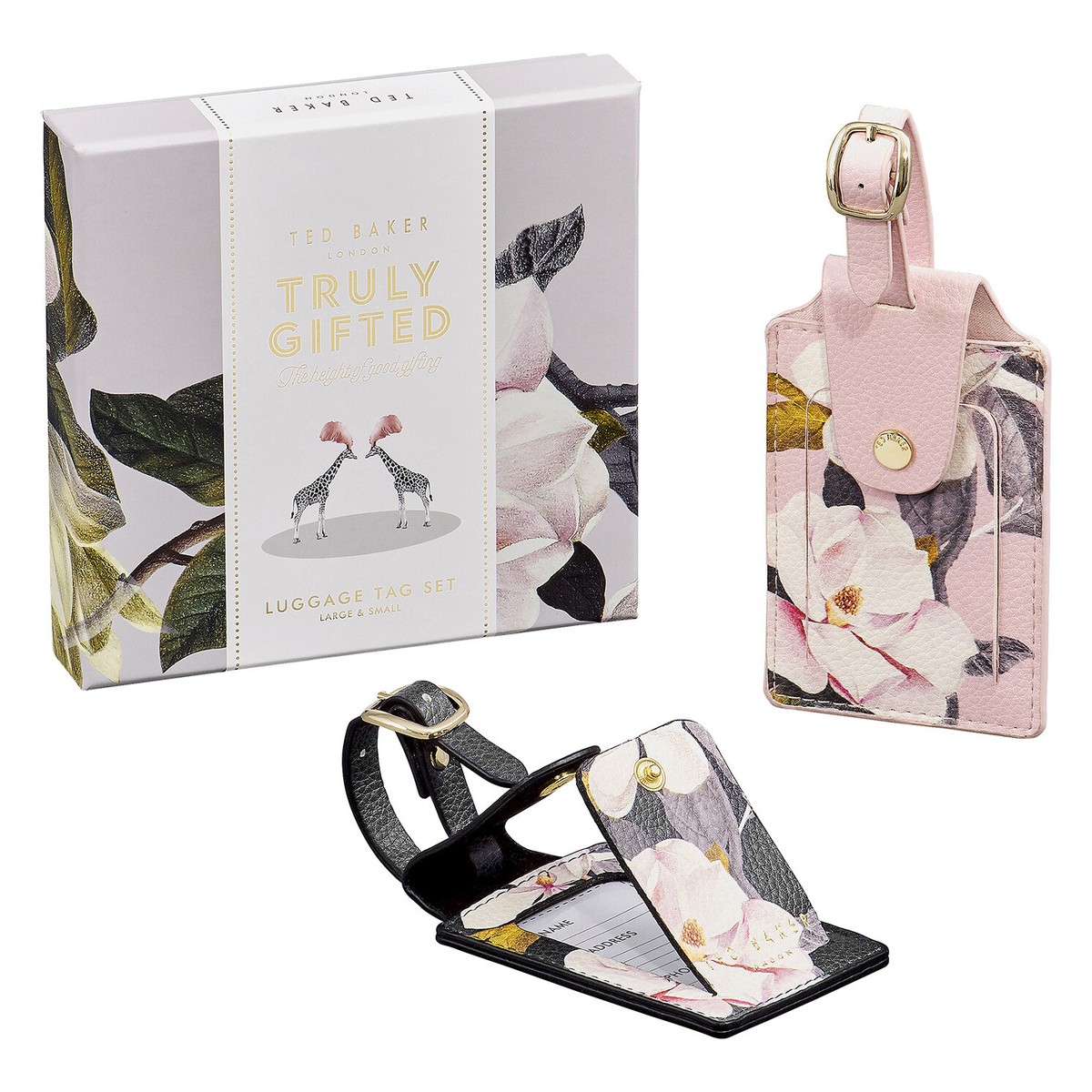 Ted Baker Set of 2 Opal Luggage Tags in Truly Gifted Presentation Gift Box eBay
