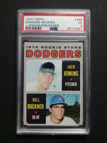1970 Topps Dodgers Rookies #286💥🎇⚾ PSA 5 - Picture 1 of 2