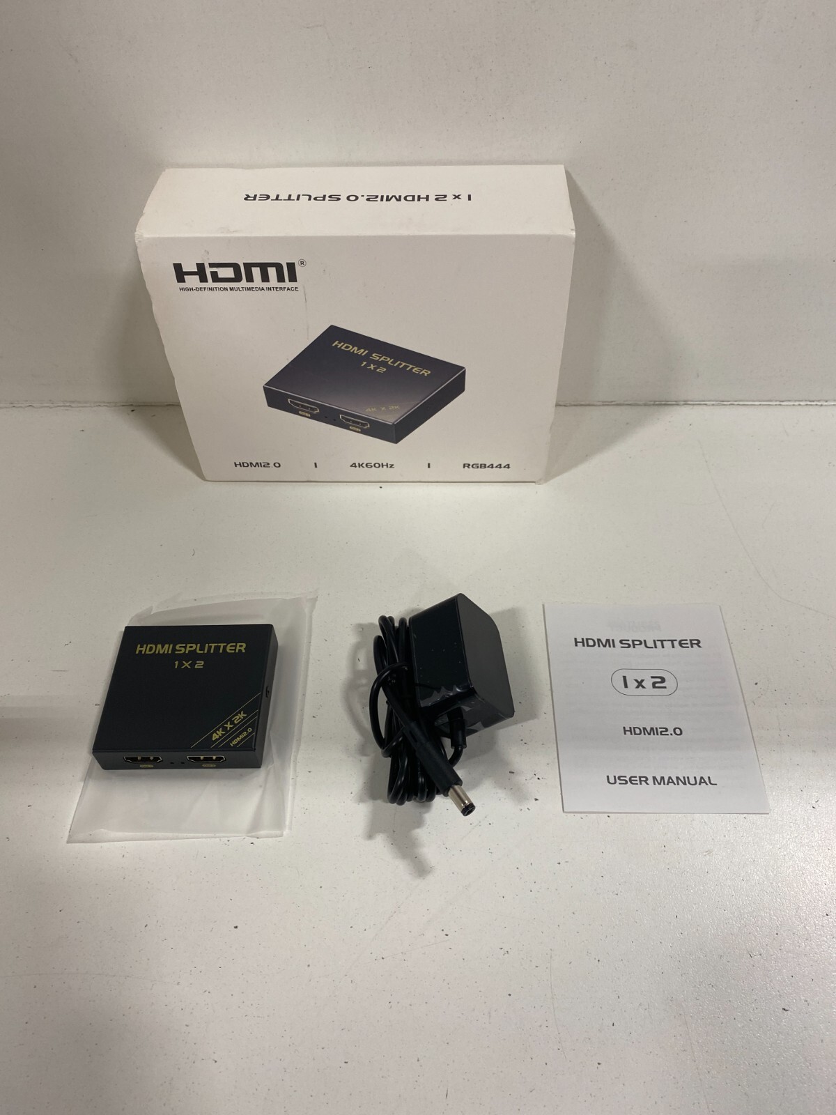 HDMI HDMI2.0 4K60Hz RGB444 1x2 HDMI2.0 Splitter
