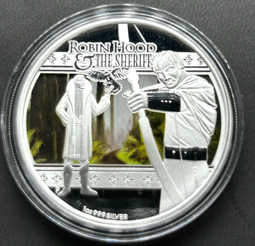 2011 Tuvalu Heroes and Vilians 5 Coin Set - Bild 10 von 11