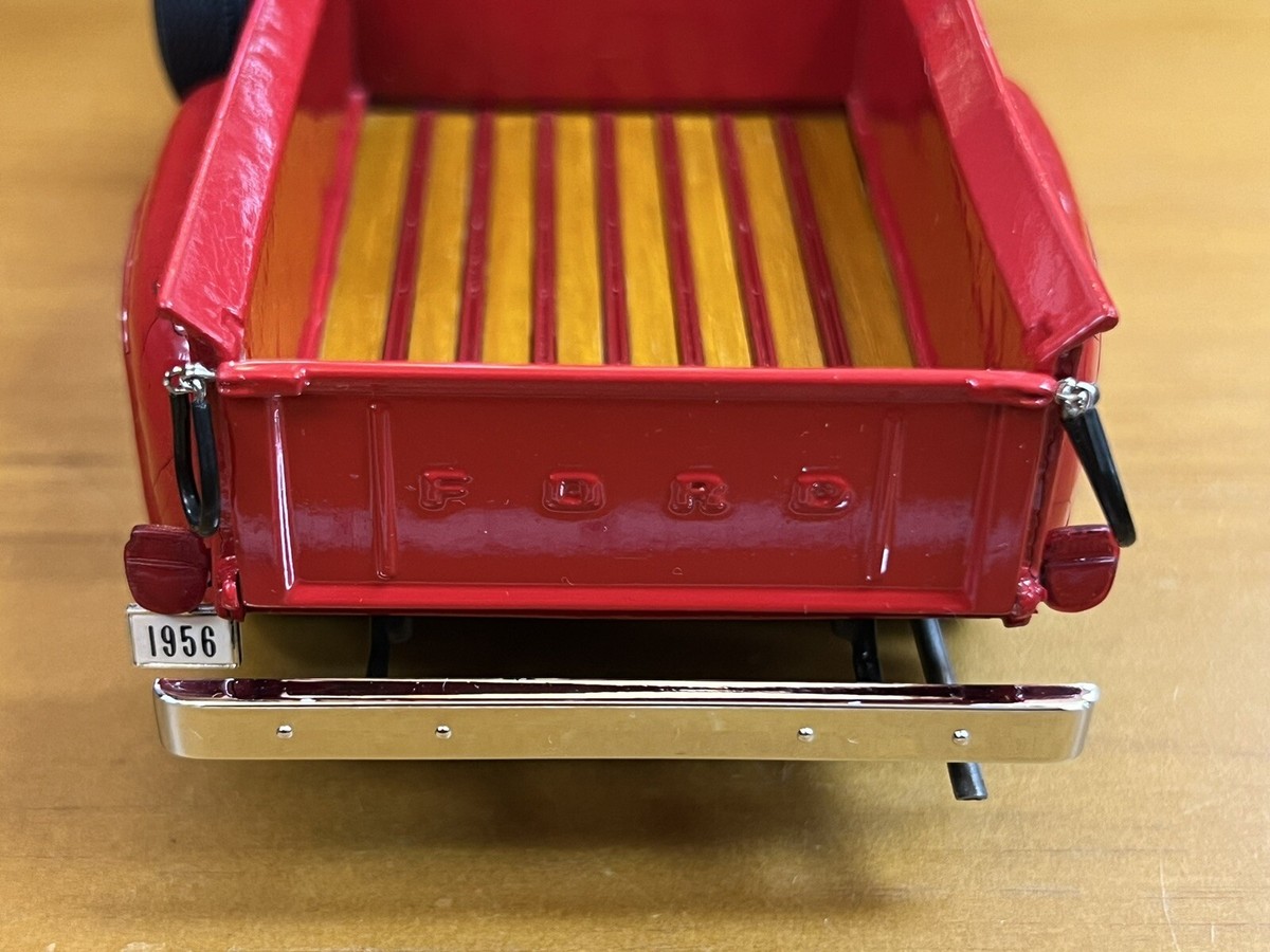 Danbury Mint 1956 Ford F-100 Pickup Red Truck In Box W