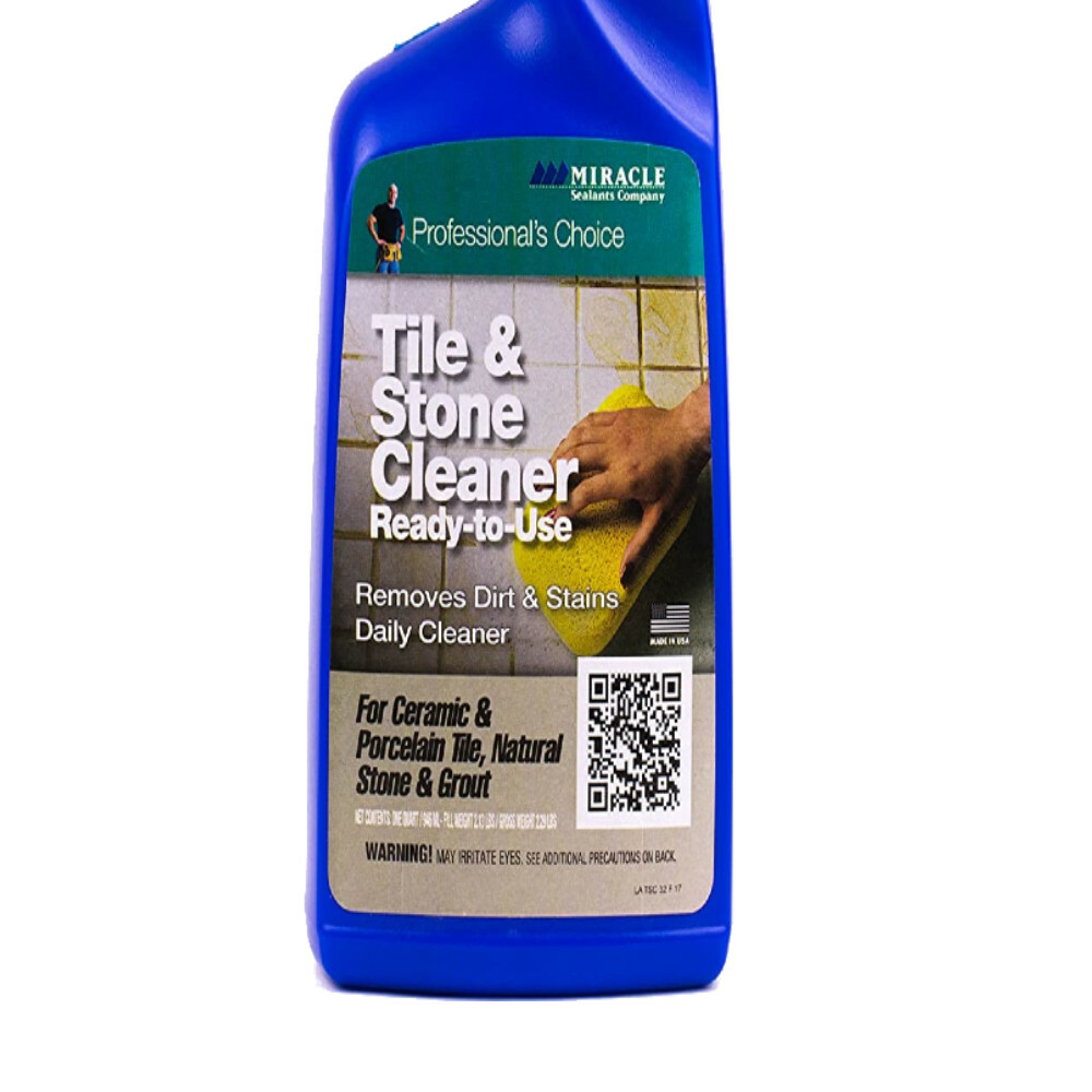 Miracle Tile Stone and Grout Cleaner Spray Bottle 237ml eBay