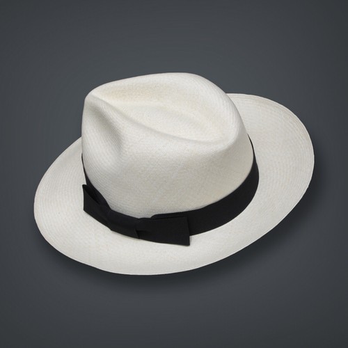 Genuine Panama Hat from Montecristi "Clásico" Fino regular - Men Woman Straw hat - Picture 1 of 6