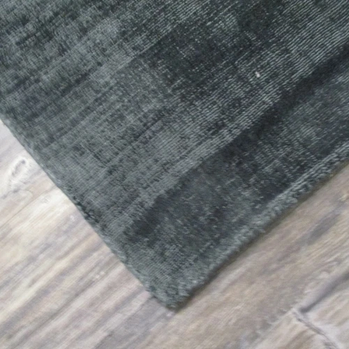 Nueva alfombra viscosa de lujo con telar de mano 8X10 alfombra lisa, anudada a mano arte seda alfombra Foto 3 de 4