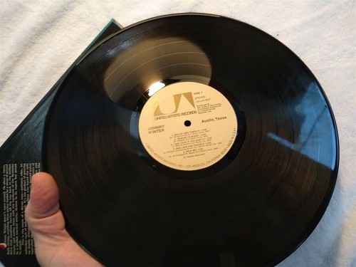 CRANIUM'S Johnny Winter AUSTIN TEXAS orig U/A Lp NM Tommy Shannon - Picture 3 of 6