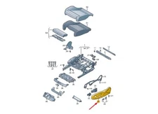 NEW AUDI Q5 FY FRONT SEAT LEFT OUTER FRAME TRIM LEFT 80A881325KMG6