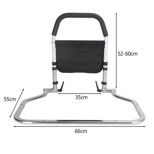 Foldable Bed Rail Safety Assist Handle Hand Guard Grab Bar Elderly Handicap - Picture 6 of 12