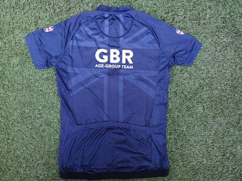 BNWT ~ BUNDLE OF BRITISH TRIATHLON AGE GROUP JERSEY BIB SHORTS GILET & CAP LARGE - Picture 8 of 19