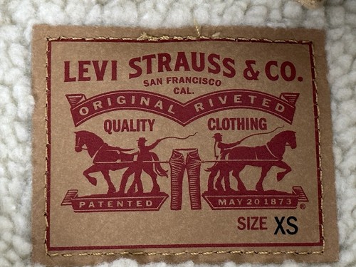 NWT Levis Sherpa Womens Corduroy Trucker Jacket XS Color Brown - Picture 4 of 16